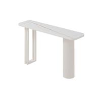 XDOPIRRS Console décorative, Table de Bar Murale d'entrée, Table de canapé de Salon, Table de Couloir décorative, Table Console rectangulaire en Pierre avec Pieds en métal géométriques(A,31.5in/80cm)