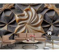 XDOUBAO Papier Peint Art Moderne Abstrait Jade Relief Tridimensionnel Gris Marbre Peinture TV Canapé Fond Mur Papier Peint Salon Restaurant Café Mural,3D,400x280cm