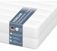 XDREAM Pure Matelas 7 zones - 120 x 200 cm - H3 (dureté 3) - Doux - Matelas ergonomique en mousse à froid - Hypoallergénique et antibactérien - Housse amovible et lavable - Certifié Oeko-TEX® (11 cm