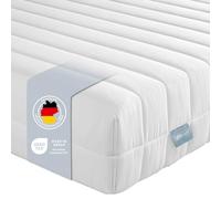 XDREAM Pure Matelas 7 zones, 140 x 200 cm, ergonomique, en mousse froide, certifié Oeko-Tex, degré de fermeté H3 (H3), hypoallergénique et antibactérien, hauteur 11 cm, 140 x 200 cm