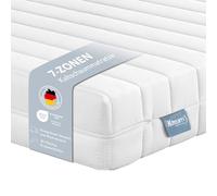 XDREAM Pure Matelas 7 zones, 80 x 200 cm, ergonomique, en mousse froide, certifié Oeko-Tex, degré de fermeté H3 (H3), hypoallergénique et antibactérien, hauteur 11 cm, 80 x 200 cm