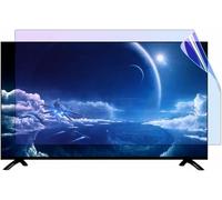 XDRGOOIUY Film protecteur d'écran TV anti-reflets mat, filtre anti-lumière bleue, bloque les rayons UV, protège les yeux de la fatigue, 50-75 pouces.