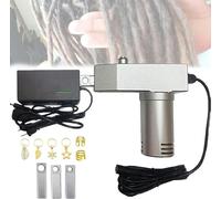 XDRGOOIUY Le Fabricant De Dreadlocks Électriques, avec 3 Tête, Créent sans Effort des Dreads Parfaites avec 20 Aiguilles, Un Dispositif De Tressage De Torsion Portable, Portable, en Acier Inoxydable.