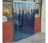 XDRGOOIUY Rideaux en PVC, Rideaux à lanières en Plastique, 1,5 mm * Hauteur 1,8 m, Transparent, Salle de séjour, Industriel, Geometric, 1 Panel, 1.5 millimeters, Non doublé, waterproof
