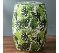 XDRGOOIUY Tabouret de Jardin décoratif en céramique, Tabouret Tambour en céramique Motif Fleurs et Oiseaux, Nouveau Tabouret Rond Chinois, Tabouret à Chaussures Classique, pour Salon, Balcon, Jardin
