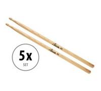 XDrum 8D Baguettes de Batterie en Bois de Hickory, 5 paires