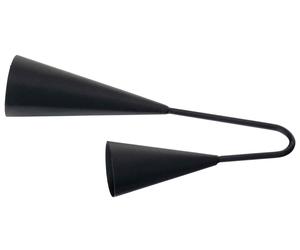 XDRUM AGOGO BELL PERCUSSION CLOCHE ACIER CARILLON SON HAUT & BASS PELLICULE NOIR