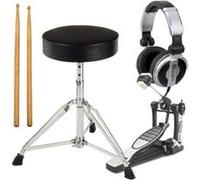 XDrum batterie électronique Accessory Pack Pro: Pédale, sticks, tabouret, écouteurs
