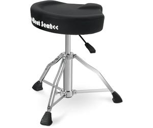 XDrum BeatSeat Tabouret De Batterie Selle Pneumatique, Pieds à Double Barre