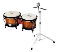 XDrum Bongo Pro Vintage Sunburst SET incl. pied de bongos