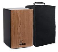 XDrum cajon El Bajo porte basse noir / noyer housse comprise
