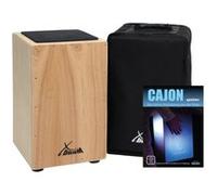 XDrum Cajon Primero nature méthode d'apprentissage & housse comprises