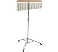 XDrum Chimes Carillon sur support en bois naturel et trépied chromé renforcé
