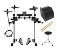 XDrum DD-400 Kit E-Drum Complet avec Amplificateur, Câble, Tabouret, Méthode et Baguettes