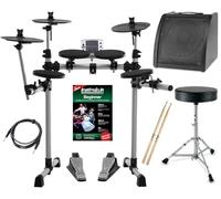 XDrum DD-400 Kit E-Drum Complet avec Amplificateur, Câble, Tabouret