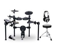Batterie Electronique Drum Set Complet Rack Pedale Module Casque Tabouret 8 Pads