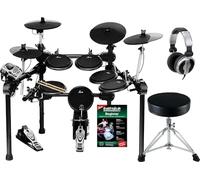 XDrum DD-520 PLUS SET 1 E-Drum Set (batterie électronique, avec tabouret, casque, baguettes, pédale & école de batterie, 458 sons)