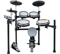 XDrum DD-530 E-Drum Set avec Peaux Mesh, Drum Rack, 2 x 10"), Crash 12" | 4 Pads Batterie Stéréo avec Peaux Mesh (2 x 8", 2 x 10"), 3 Pads Cymbales Stéréo (HiHat 10", Ride 12"), 1 Pad Kick, SFX)