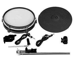 XDrum DD-530 Mesh Add On Pack incl. Support, Peaux en tissu, Dimensions: 6 | Compatible avec les kits E-Drum Roland, Sensation de jeu naturelle, réponse authentique, rebond réaliste, Fonction Rim Shot