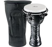 XDrum djembé 10 argenté brossé housse set