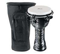 XDrum djembé 10"" argenté brossé housse set