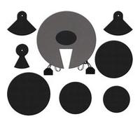 XDrum DMUTE-STG Set d’Amortisseurs de Batterie Pro Stage pour tailles de fûts : 10" | 12" | 14" | 16" | 22"