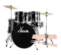 XDrum Drumset Semi N Set + 5 Paires de Sticks 5A nylon G