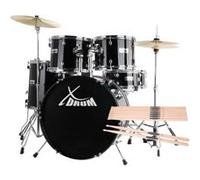 XDrum Drumset Semi N Set + 5 Paires de Sticks 7A bois