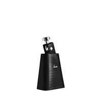 XDrum HCB-4 Cowbell - Cloche de vache 4" de 17 cm de long pour batterie et percussion - Cloche en acier - Montage sur batterie - Noir