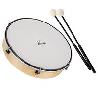 XDrum HTM-10K Tambourin 10" avec Ensemble de Baguettes, Diamètre: 10" (25