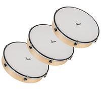 XDrum HTM-12K 12" Tambourin à Main avec Peau Synthétique Set de 3