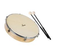 XDrum HTM-12S Tambourin à Main avec Set de Baguettes