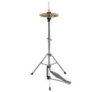 XDrum Junior HiHat incl. pied et cymbales (cymbales 8" en laiton, machine HiHat pour enfants, pliable)