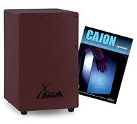 XDrum KC-37WR Cajon Enfant Rouge Bordeaux Set avec École llen incluse