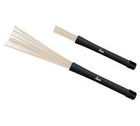 XDrum NJB3 Balais Jazz Nylon-Brushes (Jazz, Big Band, Batterie Drum Balais) bleu
