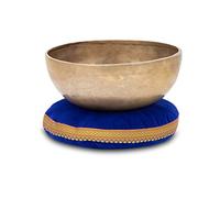 XDrum Omshanti Bol Chantant 22 cm Set - Poids : 1500g - fait main en Inde - idéal pour méditation et thérapie - coussin assorti inclus