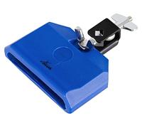 XDrum PB1-BU Bloc de Percussion High, Son puissant et percutant, 5 x 8 | En plastique quasi indestructible, Pitch: High, Montable sur rods jusqu’à 3/8" de diamètre, Support amovible, 5 x 8, 5 x 4 cm
