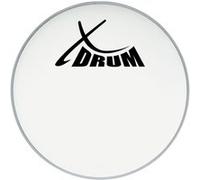 Peau de Grosse Caisse Coated XDrum 22", Coated 22" blanc, Simple couche | Couche de Mylar rugueuse, Son ouvert et chaud avec attaque discrète et sustain long, Taille: 22 pouces