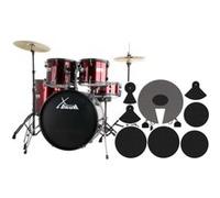 XDrum Rookie 22 Batterie Standard Rouge Avec Set Sourdines