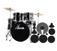 XDrum Semi 22" Standard Batterie Midnight Black Set + Amortisseurs