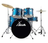 XDrum Semi 22" Standard Batterie Satin Blue Sparkle in ole, 16" TT