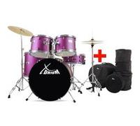 XDrum Semi Batterie 22 Satin Purple Sparkle Set + housses G