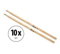 XDrum Sticks de Batterie 5A Pointe en Bois 10 Paires