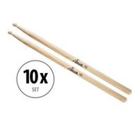 XDrum Sticks de Batterie 5B Pointe en Bois 10 Paires G