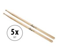 XDrum Sticks de Batterie 5B Pointe en Bois 5 Paires G