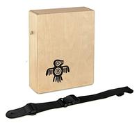 XDrum Street Cajon Peruana Birch (Cajon de voyage pour déplacements, table d’impact de 3 mm, tunnel bass reflex, incl. sangle)