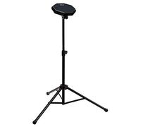 XDrum TF-8/PPS-1 SET : TrueFeel Practice Pad 8" + Pied pour Pad d'Entraînement + Sac de Pied (Surface du Pad : caoutchouc spécial, rugueux, pied réglable en hauteur, angle de tête variable) noir