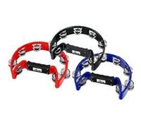 XDrum TM-1 BK Tambourin à Main, multicolore Lot de 3