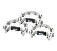 Xdrum TM-1 WH Hand Tambourine set blanc ensemble de 3 G