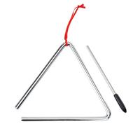 XDRUM Triangle avec baguette – 15 cm en acier pour enfants, éducation musicale précoce
